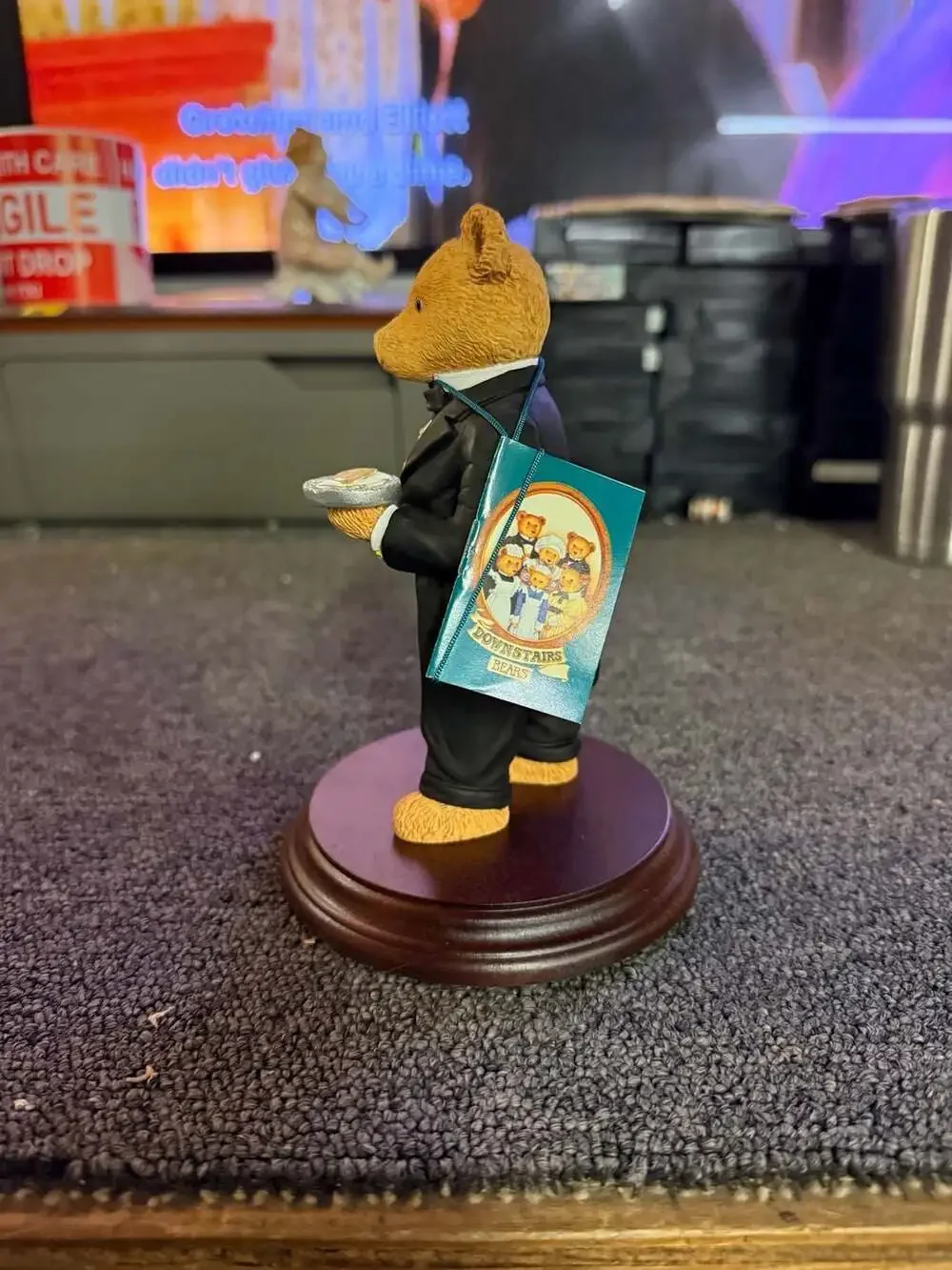Department 56 The Upstairs Downstairs Bears Mr. Frederick The Butler Figurine